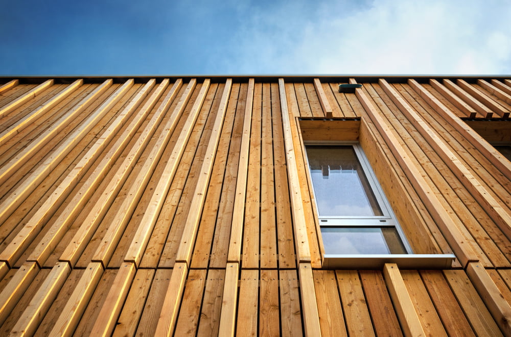 Massieve houtconstructie